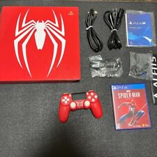 Sony PlayStation 4 PS4 Pro 1TB Marvel Limited Console conjunto de discos Sony PS4 JP comprar usado  Enviando para Brazil