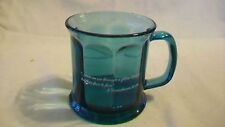 Usado, Caneca de café ou bebida de vidro azul citação bíblica 1 Coríntios 13:12 comprar usado  Enviando para Brazil