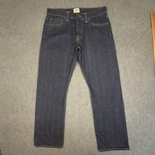 Jeans masculino Edwin 34 azul denim reto fino algodão western ED-39 tamanho 34x29, usado comprar usado  Enviando para Brazil