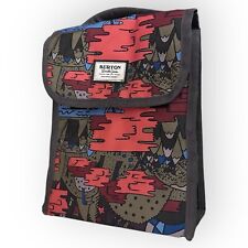 Bolsa de almoço Burton Snowboards isolada estampa florestal - pequena perfuração no interior, usado comprar usado  Enviando para Brazil