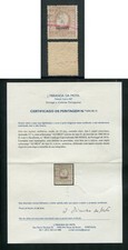 Portugal Azores Açores 1882 D. Luis #38 ERROR DOBLE CERTIFICADO usado FVF (leer) segunda mano  Embacar hacia Mexico