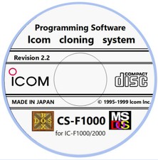 Icom CS-F1000 Rev. Software de programação 2.2 para IC-F1000/F2000 e UT-105 comprar usado  Enviando para Brazil