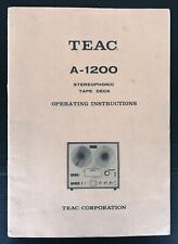 Teac 1200 manuale usato  Pontedera