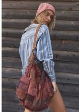 Bolsa Free People caleidoscópio patch pôr do sol combo bolsa boho rara comprar usado  Enviando para Brazil