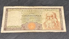 Banconota 50000 lire usato  Genova