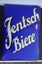 Altes emailschild jentsch gebraucht kaufen  Hohenstein-Ernstthal