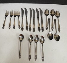 Conjunto de talheres de aço inoxidável vintage nacional prata, padrão OLAF 19 peças comprar usado  Enviando para Brazil