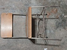Cadeira de arame de metal vintage infantil escola madeira 25 polegadas de altura comprar usado  Enviando para Brazil