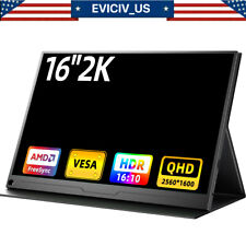 Monitor portátil 16,0" 400 cd/m² tela USB C HDMI 2560*1600 QHD usado AA comprar usado  Enviando para Brazil