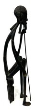 African bronze figure for sale  TARPORLEY