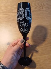 Sektglas schwarz geburtstag gebraucht kaufen  Lüneburg