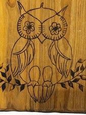 Vintage owl wood for sale  Spokane
