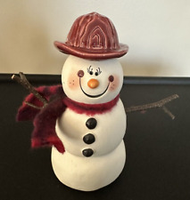 Ceramic firefighter snowman for sale  Ocean City
