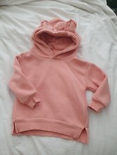 Girls pink hoodie for sale  STOCKPORT