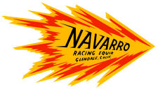 NAVARRO RACING EQUIPMENT DRAG RACE HOT RAT ROD DECALQUE ADESIVO APARÊNCIA VINTAGE  comprar usado  Enviando para Brazil