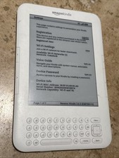 Amazon Kindle Keyboard 3, Wi-Fi, 6" 4GB, D00901 3ª Geração Atualizado Testado, usado comprar usado  Enviando para Brazil