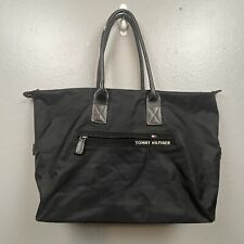Usado, Bolsa tote de ombro Tommy Hilfiger preta assinatura bolsa satchel forro rosa comprar usado  Enviando para Brazil