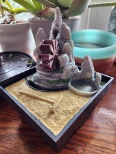 Fonte de água tampo de mesa mini roda de água jardim zen resina Shishi Odoshi comprar usado  Enviando para Brazil