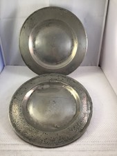 Antique pewter plates for sale  KILMARNOCK