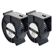Pacote com 2 ventiladores de refrigeração 12V 75x75x30mm turbo sem escova 75mm 7530 2 pinos novo comprar usado  Enviando para Brazil