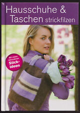 Strickfilzen hausschuhe tasche gebraucht kaufen  Tespe