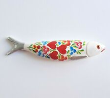 Sardinha de cerâmica branca feita em Portugal comprar usado  Enviando para Brazil