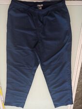 pantalone Decathlon Domyos blu, tg L, casual sportivo, tessuto leggero comprar usado  Enviando para Brazil