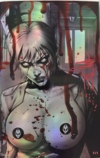 *ASSINADO* 1/1 FOIL Gore Noir Desmascarado TOPLESS CLOSEUP Silent Hill Nurse Surtur comprar usado  Enviando para Brazil