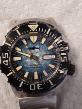 Sharkey Ocean Blue Monster relógio de mergulho movimento NH36A safira C3 mostrador luminoso  comprar usado  Enviando para Brazil