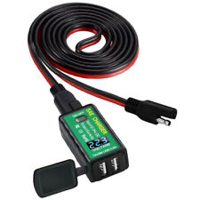 Porta USB dupla à prova d'água soquete carregador de motocicleta adaptador de energia preto comprar usado  Enviando para Brazil