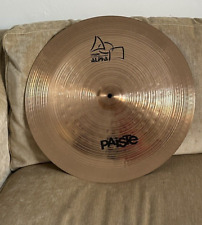 ❄️❄️Platillo Paiste Alpha China 2002 aleación diseño exclusivo hecho en Suiza ❄️❄️ segunda mano  Embacar hacia Argentina