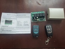 Interruptor remoto relé 12V interruptor de controle remoto sem fio RF 4 canais módulo de relé, usado comprar usado  Enviando para Brazil