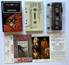 2 CASSETTE METAL LOT 1990 ATTICA WILD CRY & FREE 1981 DARK STAR SPAIN IMPORT comprar usado 2 CASSETTE METAL LOT 1990 ATTICA WILD CRY & FREE 1981 DARK STAR SPAIN IMPORT comprar usado  Enviando para Brazil