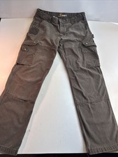 Calça de trabalho Carhartt B342 DFE Ripstop ajuste relaxado joelho duplo carga masculina 36x34 comprar usado  Enviando para Brazil