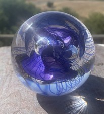 Art glass globe for sale  San Francisco
