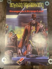 Pôster vintage 1986 Iron Maiden Stranger In A Strange Land pôster Funky Ent. comprar usado  Enviando para Brazil