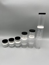 Frascos de plástico PET transparente 50ml 75ml 100ml 200ml 250ml 500ml com tampas comprar usado  Enviando para Brazil