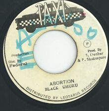" ABORTION." black uhuru. TAXI 7in 1979. comprar usado  Enviando para Brazil