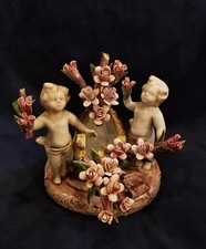 Vintage capodimonte cherubs for sale  Mount Prospect