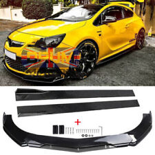 Pour Vauxhall Opel Astra OPC Noir Spoiler Avant Lèvre Tasse + Bas de Caisse na sprzedaż  Wysyłka do Poland