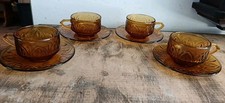 Vintage amber glass for sale  LEIGH