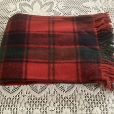 Red tartan wool for sale  KINGS LANGLEY