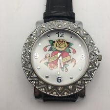 Relógio feminino estilo Eternal Love Hardy strass amarelo rosa coração Japão comprar usado  Enviando para Brazil