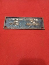 Cast iron sign for sale  Abingdon