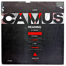 Usado, Albert Camus Reading From Novels & Essays 1960 Vinyl Caedmon Records 1st Press comprar usado  Enviando para Brazil