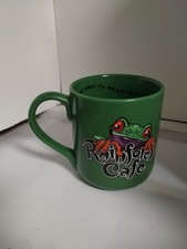 Rainforest Cafe Cha! Cha! Caneca de café Green Frog 16 oz vintage 2000 comprar usado  Enviando para Brazil