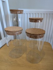 Glass cylinder jars for sale  COVENTRY