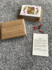 Vintage cribbage travel for sale  COLCHESTER
