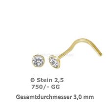 Gold 750 nasenpiercing gebraucht kaufen  Ennepetal