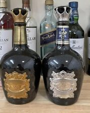 Usado, Royal Salute 32 e 38 anos uísque escocês vazio (2) garrafa coleção 50Cl 500ml comprar usado  Enviando para Brazil